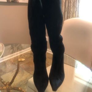 Jimmy Choo Iris Stretch suede heeled boots